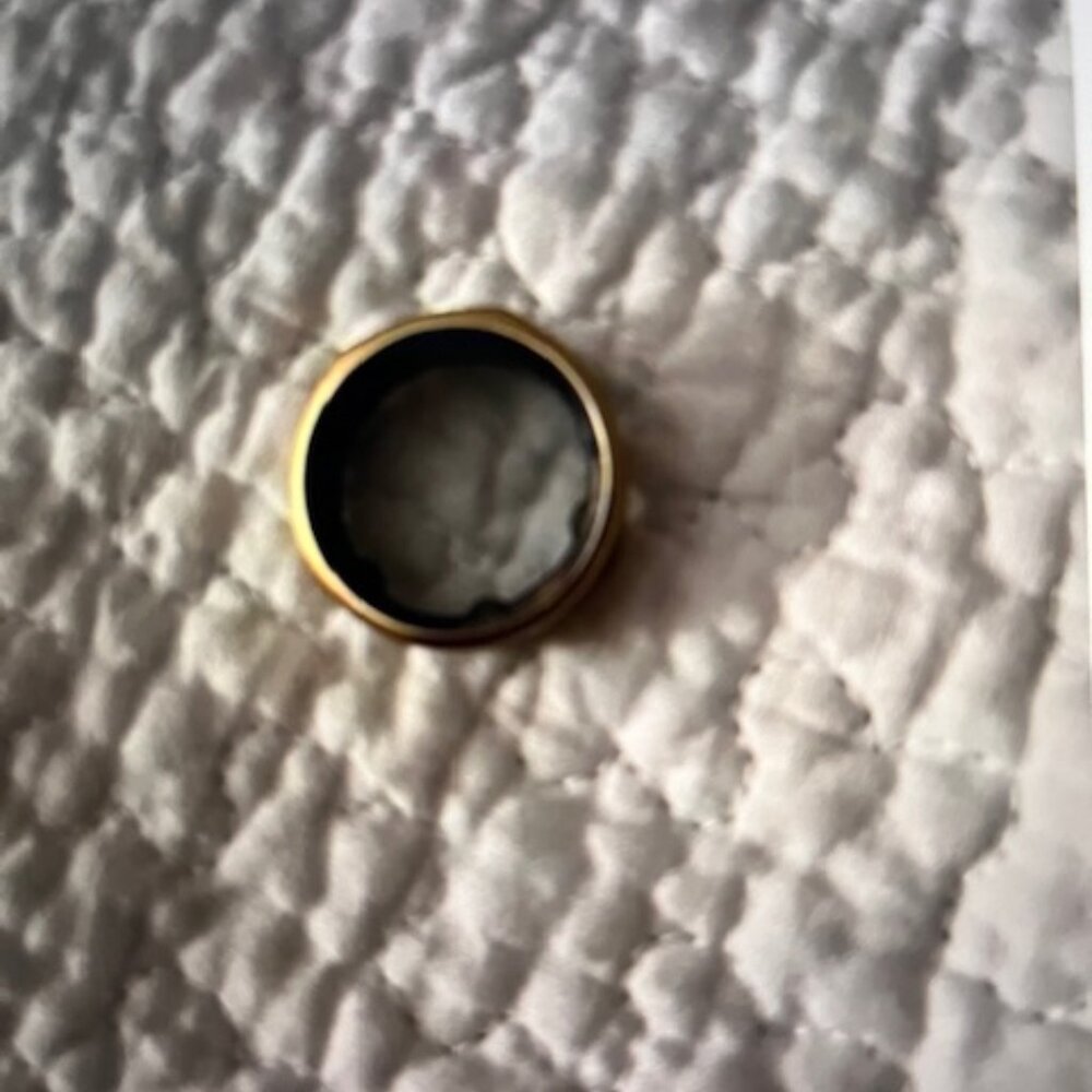 Oura Ring Gen3 Horizon - Gold - Size 10 - Smart Ring, original box and charger